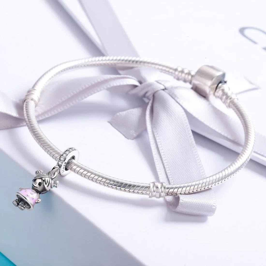 925 Sterling Silver Bead Bracelet / Necklace Accessory