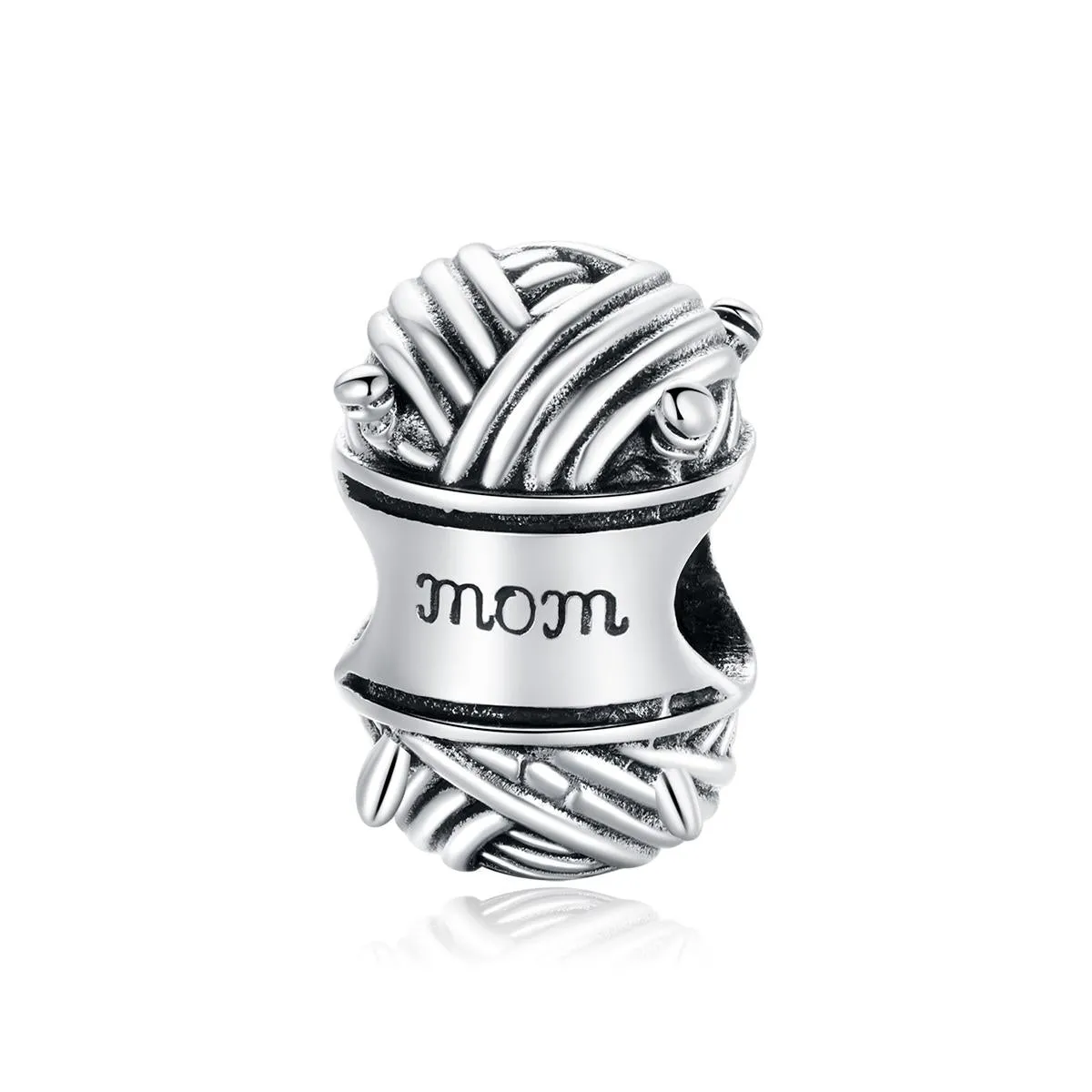 925 Sterling Silver Knitting Bead Bracelet / Necklace Accessory