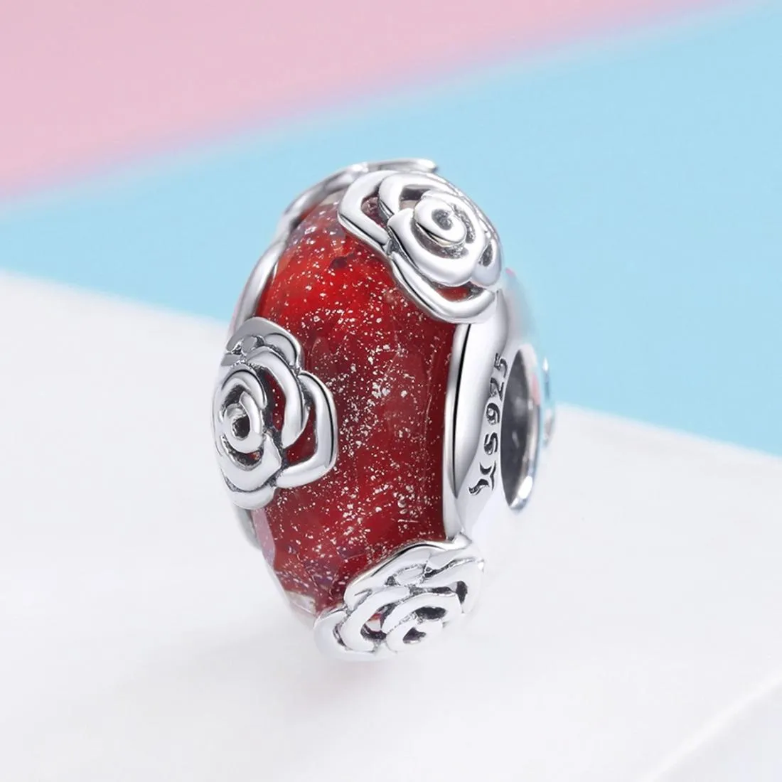 925 Sterling Silver Pure Glass Bead Bracelet Kit