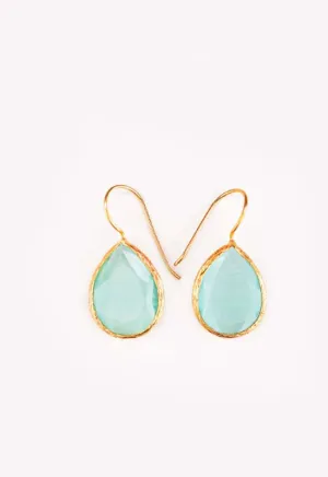 Aydin 18K Gold Plated Earrings Ocean