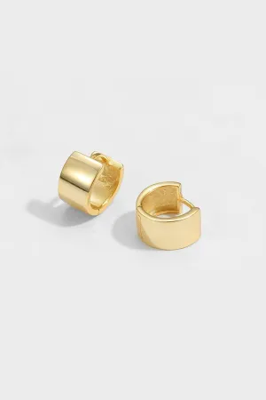 CLASSIC CUFF SMALL HOOPS - GOLD