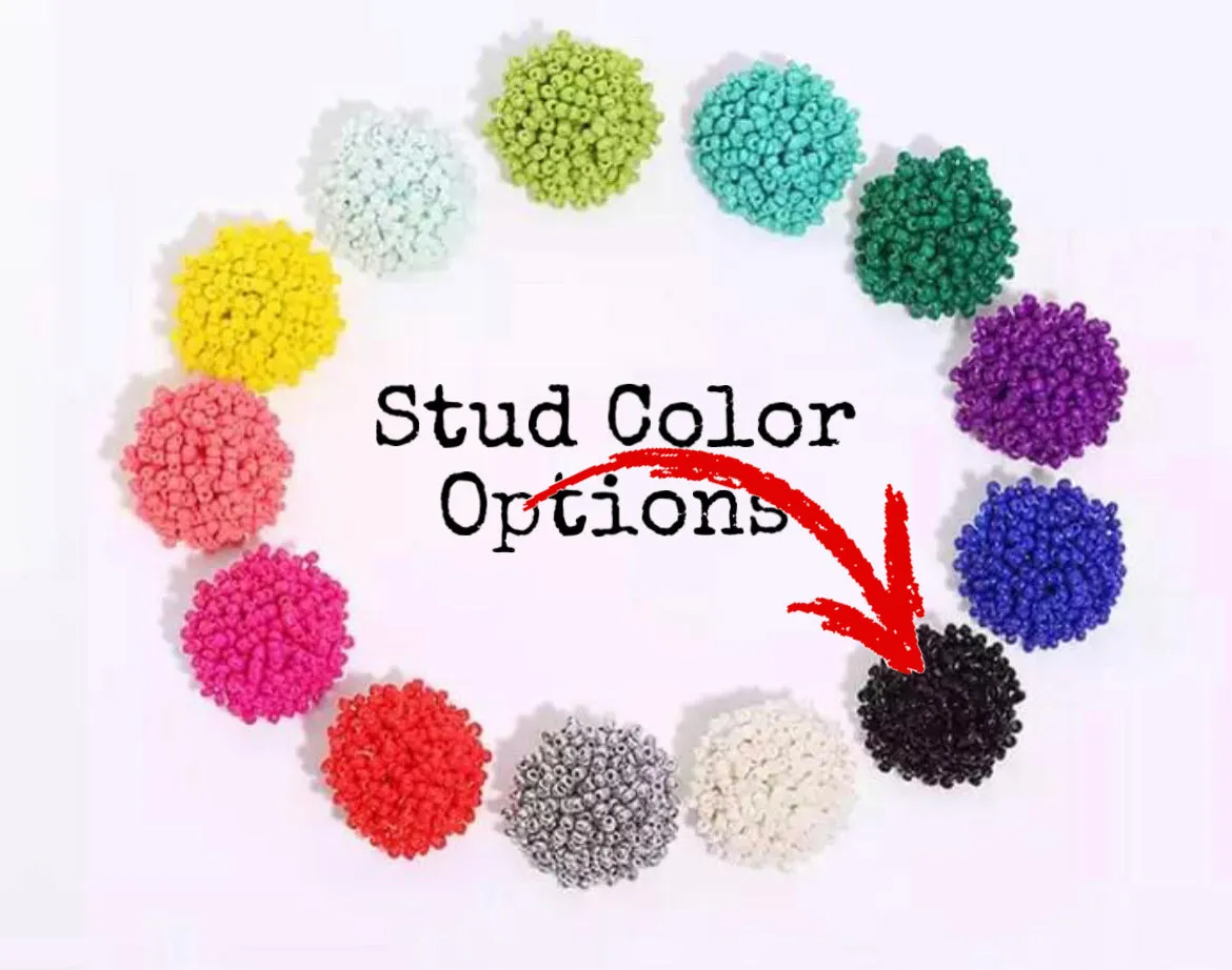 CUSTOM Pom Pom Earrings