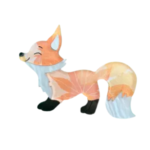 Hunter the autumn - Fox 🦊 brooch
