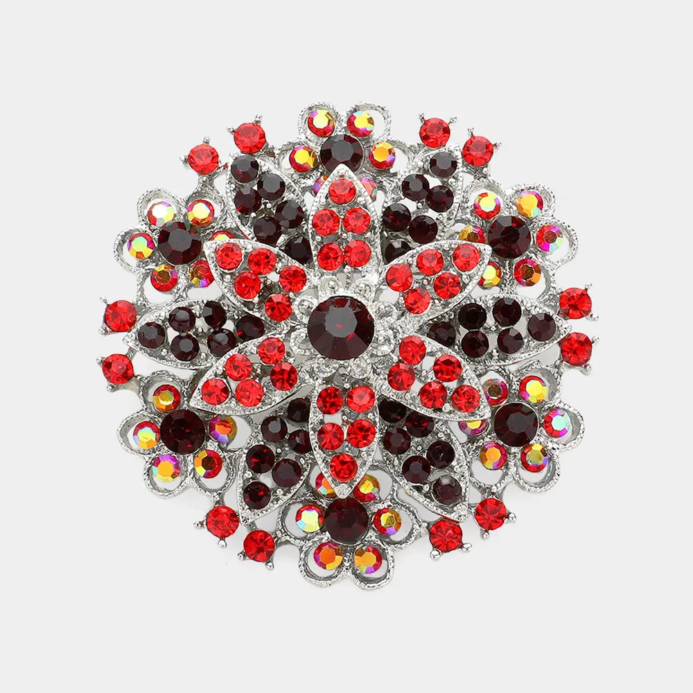 iLLASPARKZ Glass Crystal Bouquet Brooch