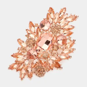iLLASPARKZ Glass Crystal Bouquet Pin Brooch