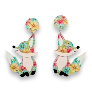 Jessica the spring 🦊 fox - earrings - Set of 2