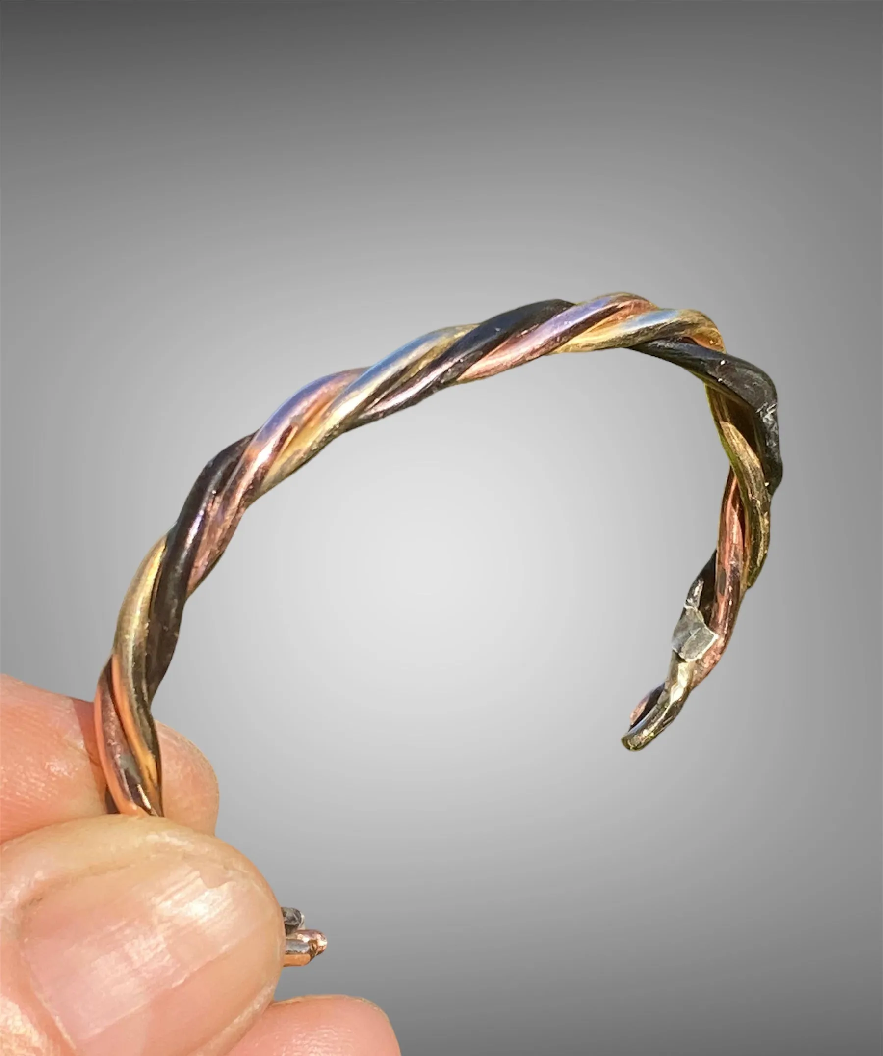 Mixed Metal Minimalist Viking Cuff Varieties