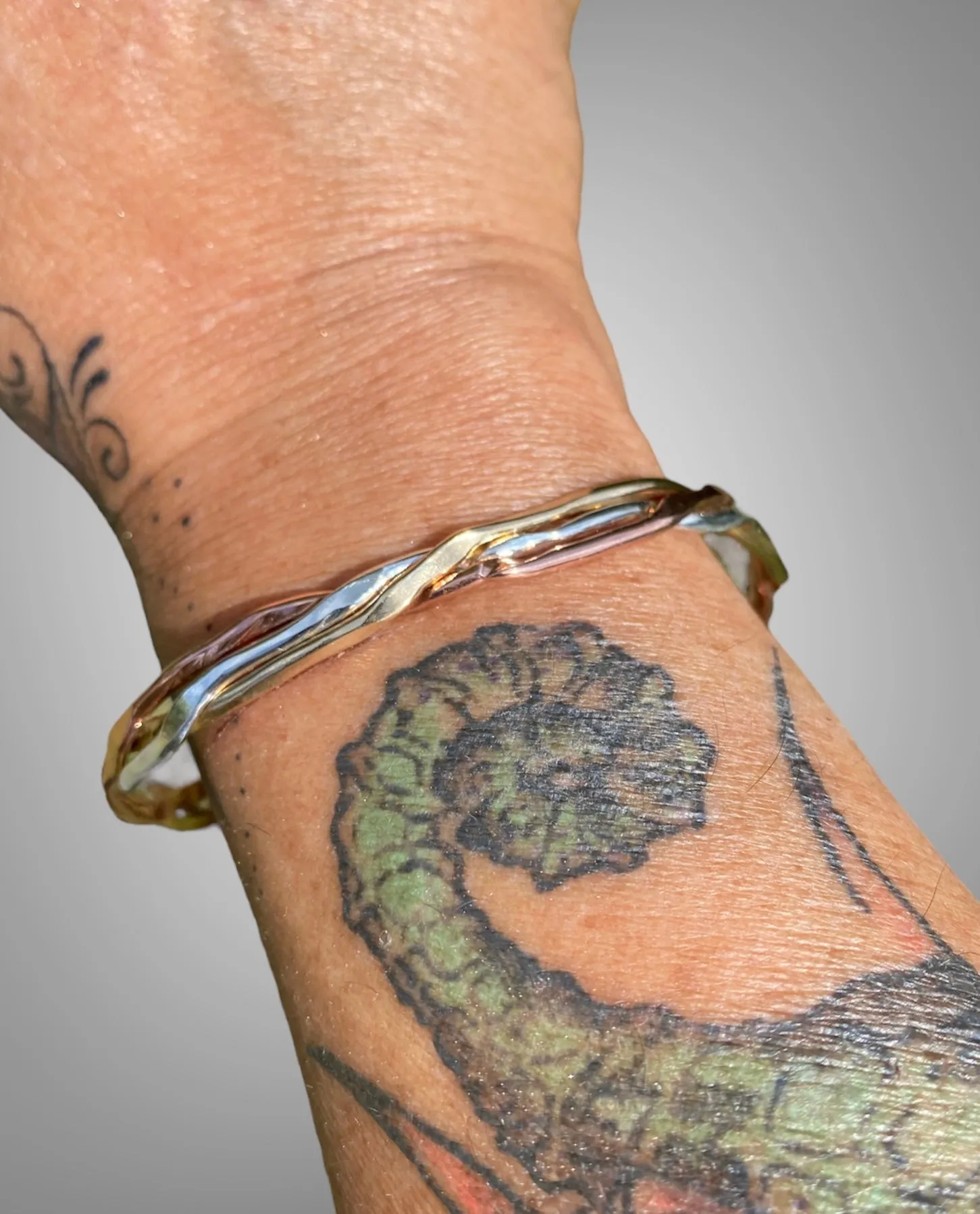 Mixed Metal Minimalist Viking Cuff Varieties