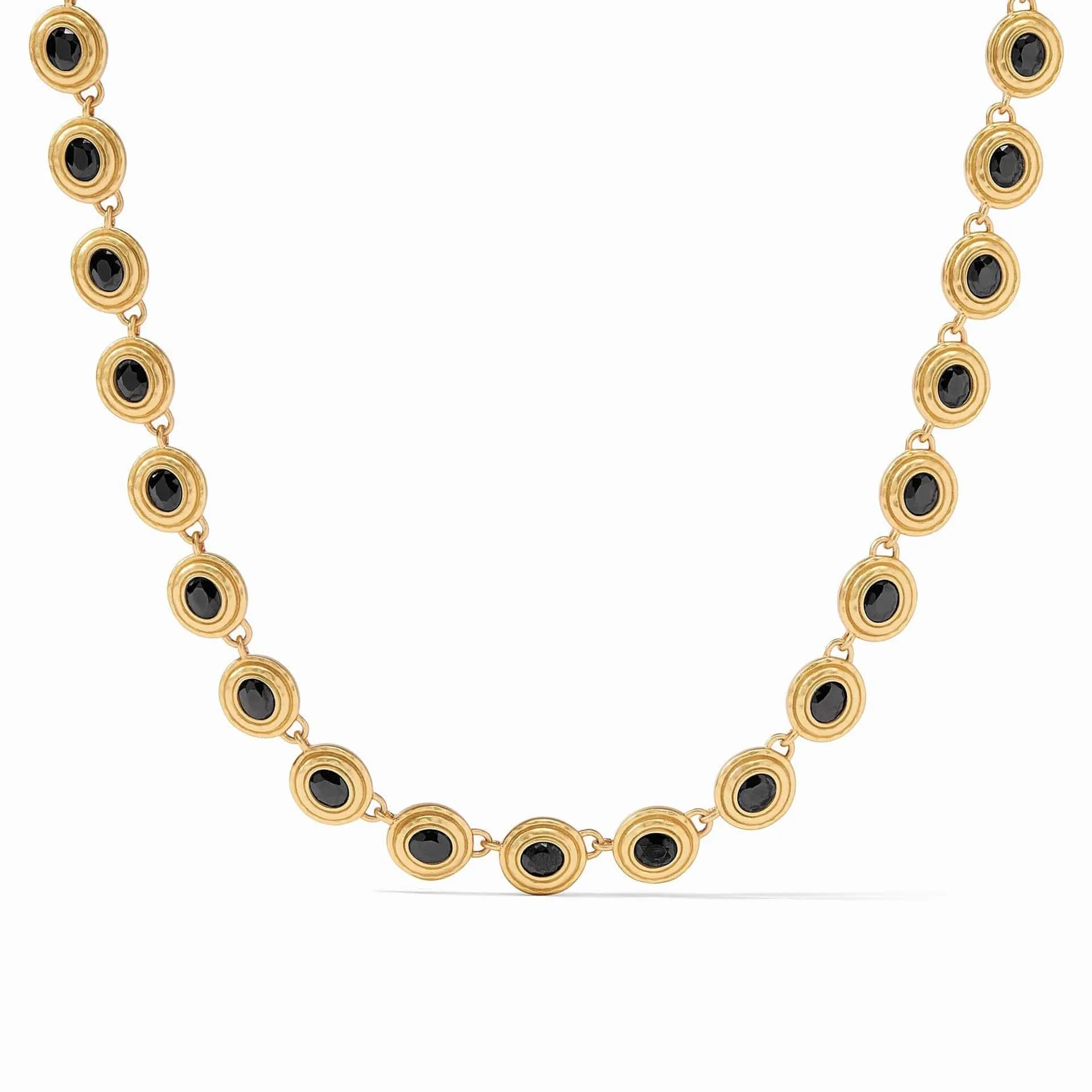 Obsidian Black Tudor Tennis Necklace