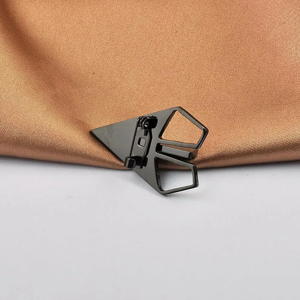 Paper Airplane Lapel Brooch Pin Stainless Steel Origami Plane Aircraft Collar Pins Clip Sweater Hat Coat Jackets Backpack Suit Accessories Brooches Pins Minimalist Jewelry Gifts for Women Men Girls