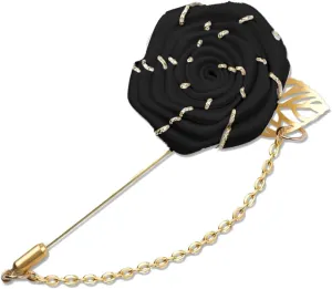Rose Flower Brooch for Men Brooch Pins for Suits Pin for Men Brooch Pins for Suits Lapel Pins for Men Wedding Accessories