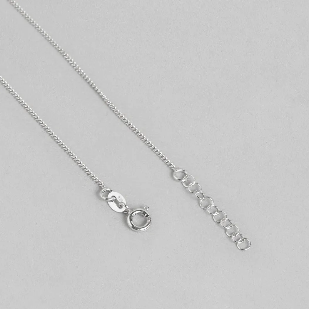Triple CZ 925 Sterling Silver Chain Anklets